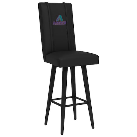 Dreamseat Swivel Bar Stool 2000 with Arizona Diamondbacks Cooperstown Primary Logo XZ2000BSSBLK-PSCOOP0001